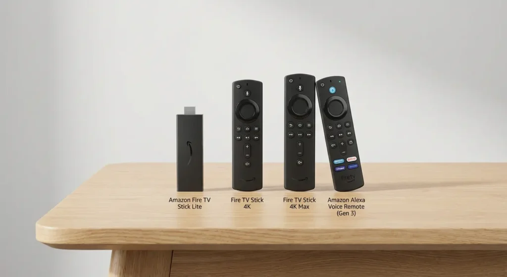 Amazon Firestick devices compatible with IPTV streaming in Dubai